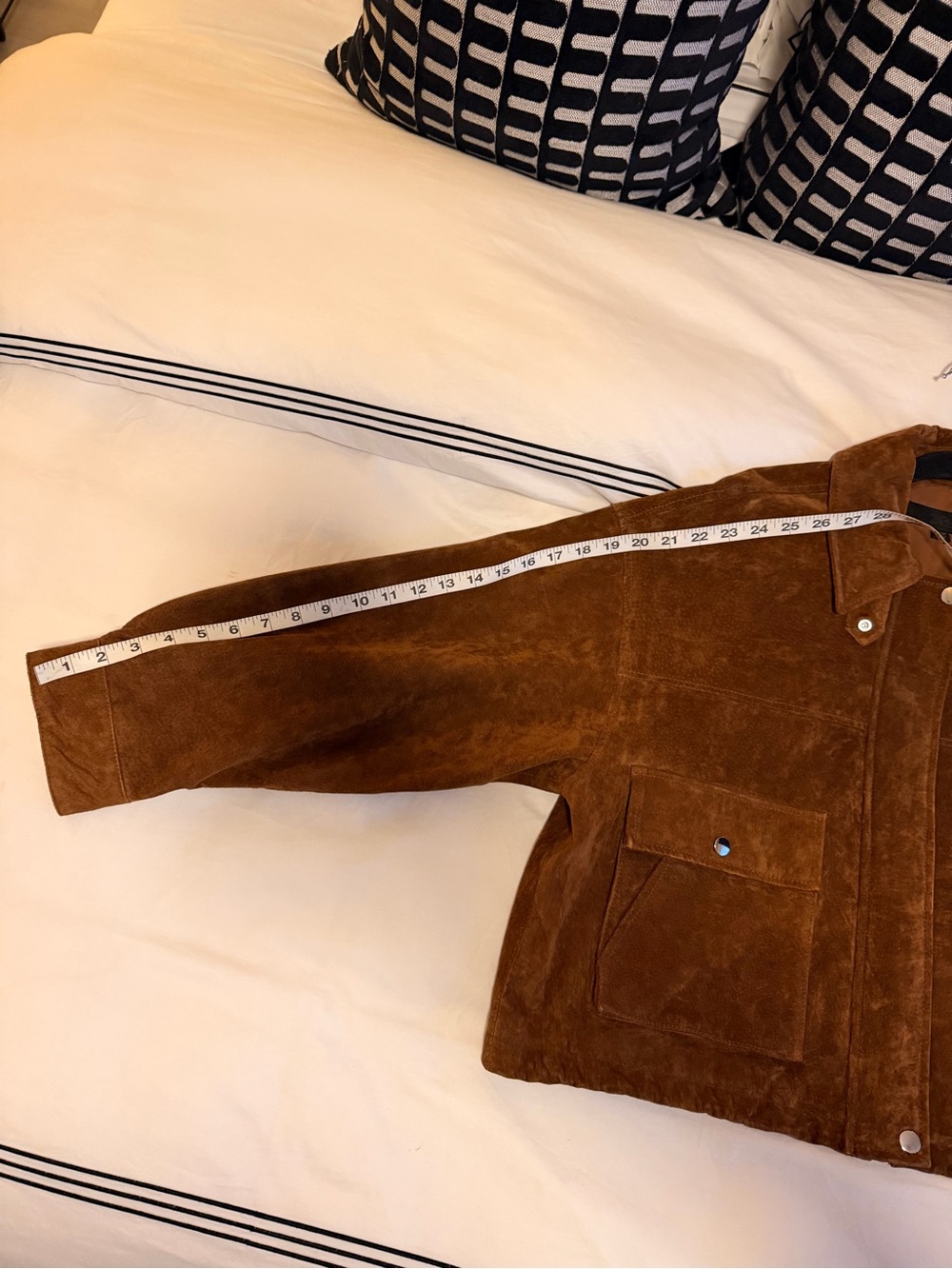 NWOT ZARA 100% LEATHER BOMBER JACKET - Picture 13 of 13